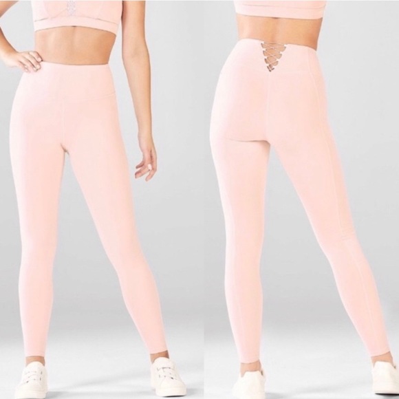 fabletics lace up leggings